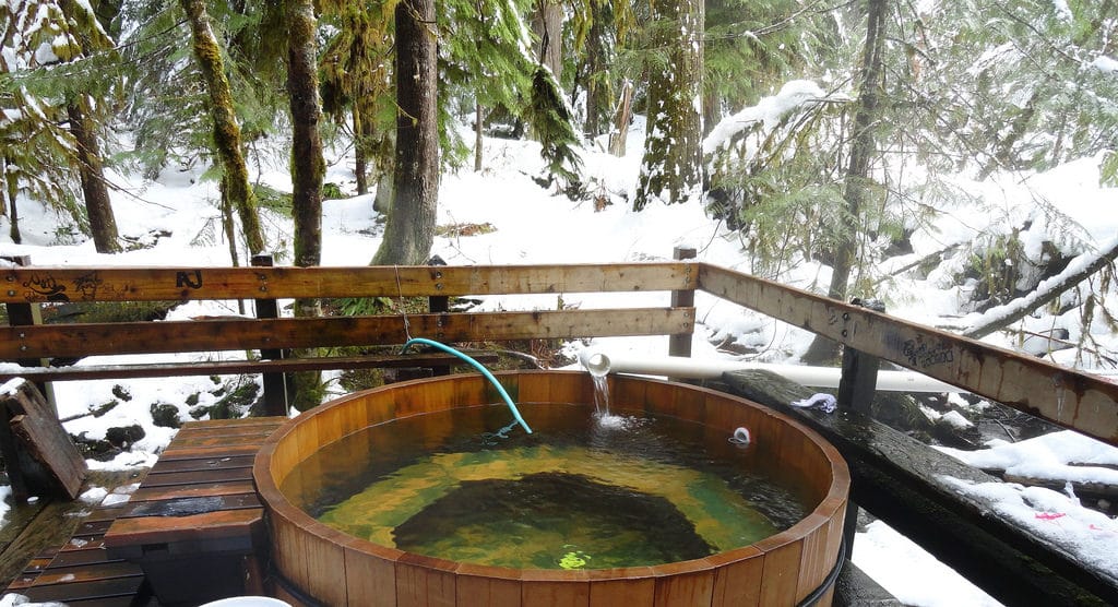 Bagby Hot Springs Winter