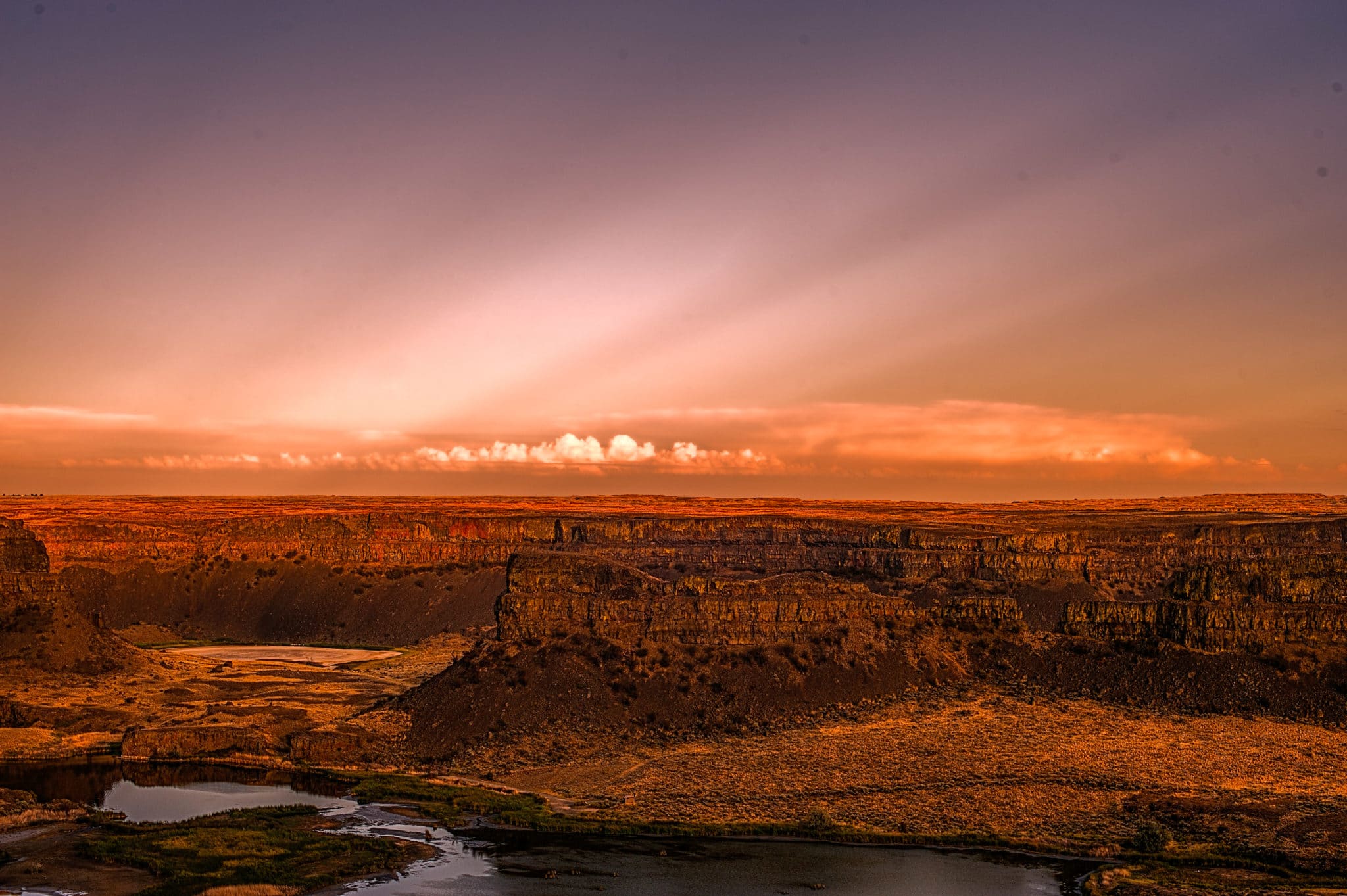 Dry Falls and Soap Lake