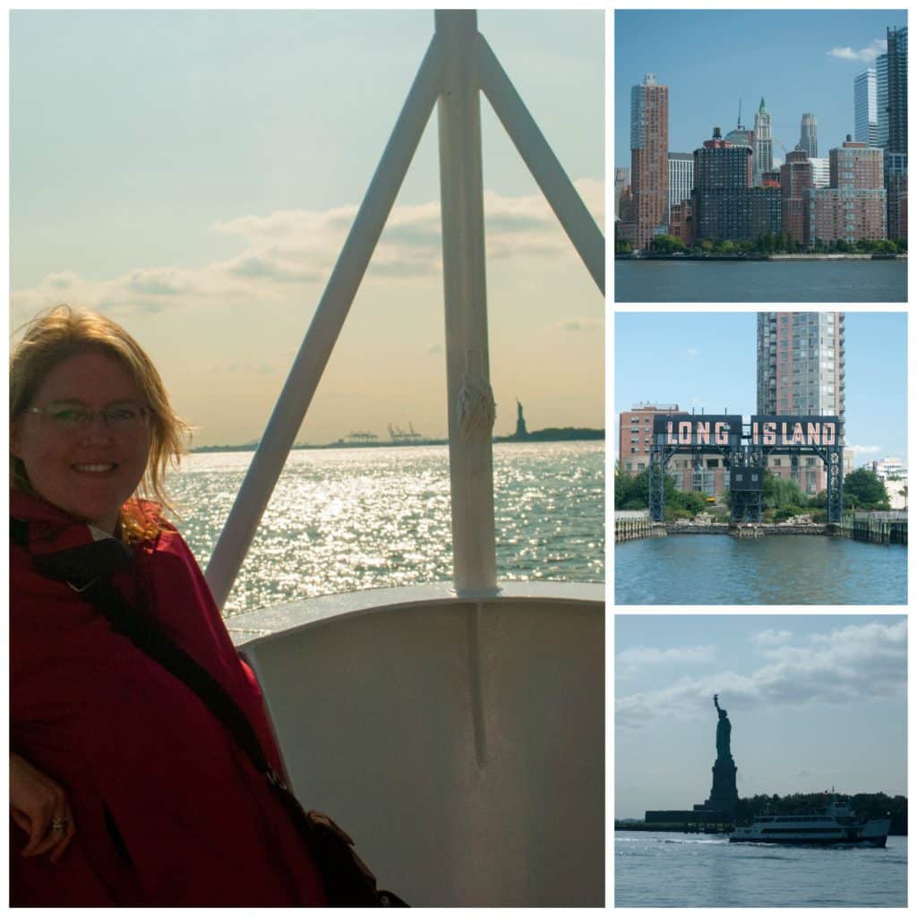 sailing around new york city