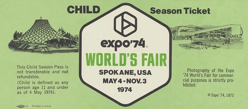 '74 Worlds Fair Spokane