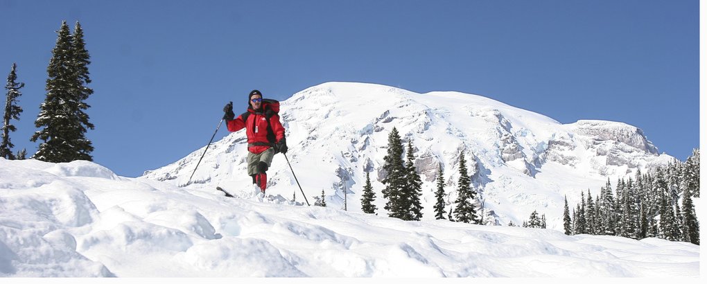 Skiing Mount Rainier