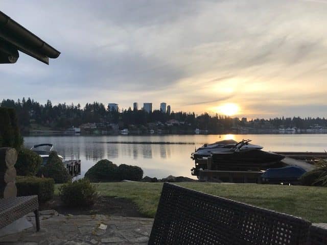 cabin on lake washington