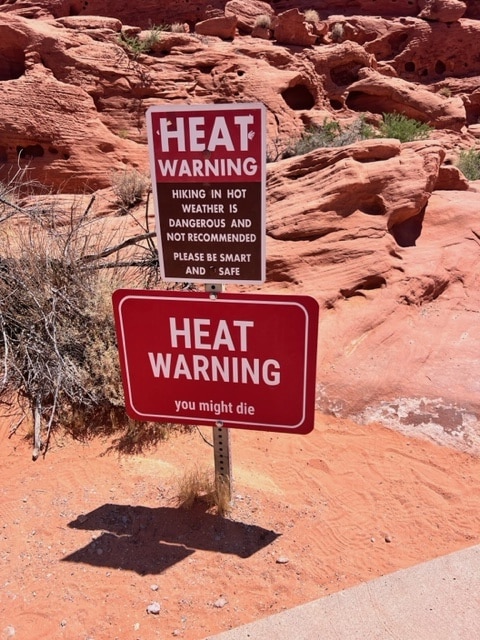 Valley of Fire State Park Heat