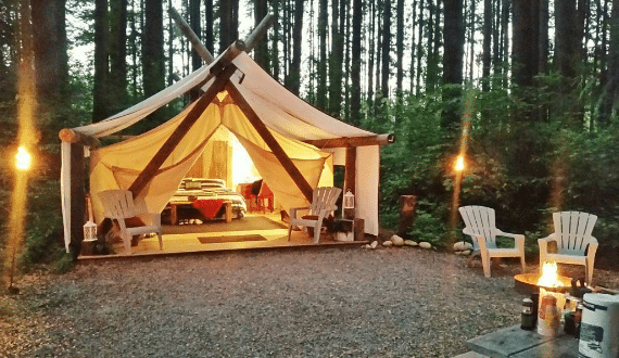 Glamping in BC