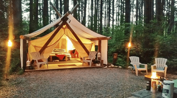 Glamping in BC