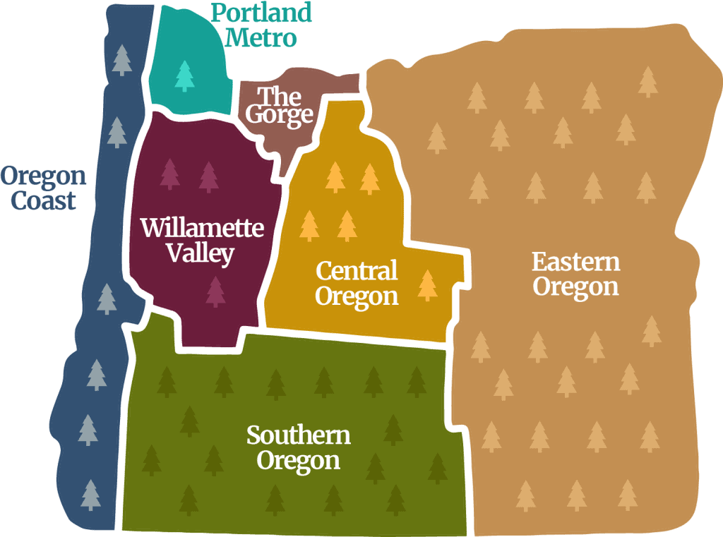 Regions of Oregon
