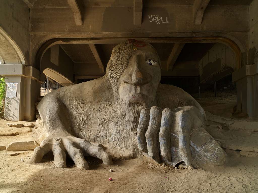 The Fremont Troll in Seattle