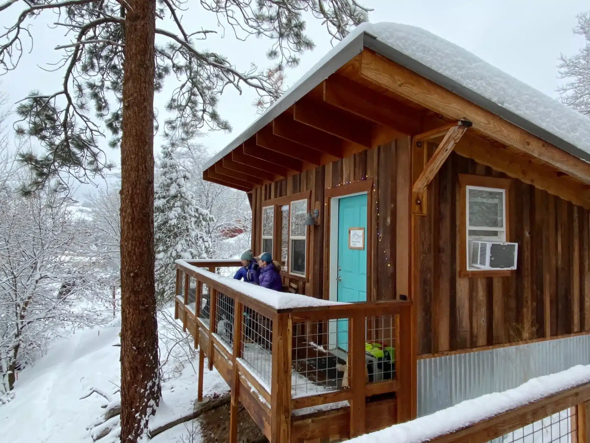 Cabin at the North Cascades Mountain Hostel in Washington State.