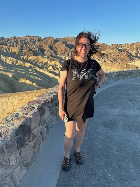 Explorer Sue in Death Valley